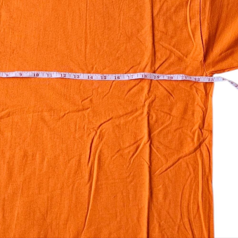 Gemrock Men's Solid Color T-Shirt - Orange - Picture 4 of 7